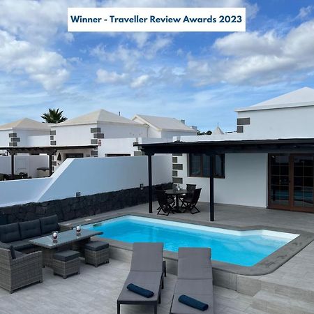 Stunning Villa Arabella - Heated Pool - Bbq - Amazing Terrace - Playa Blanca Exterior photo